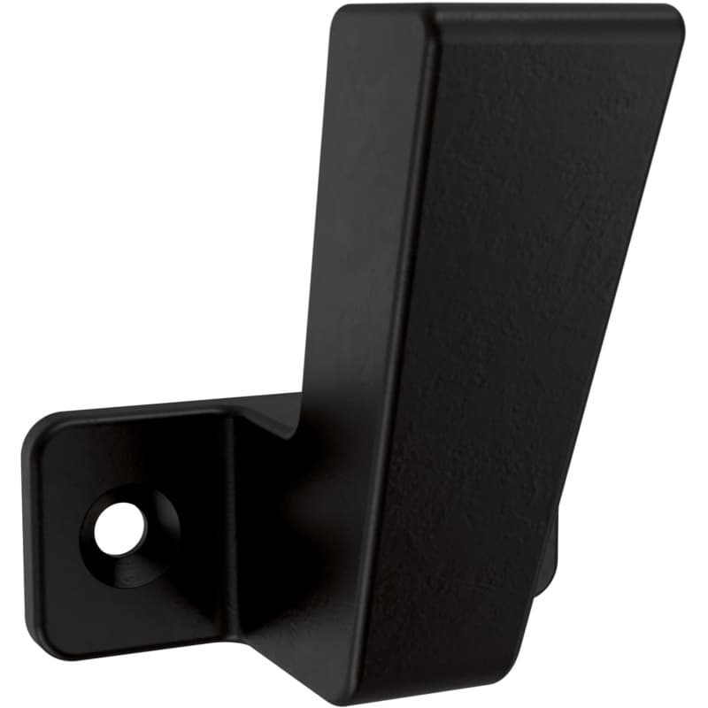 Franklin Brass Geometric Post Single Prong Hook, Matte Black, 5 per pack - B46705K-FB-C