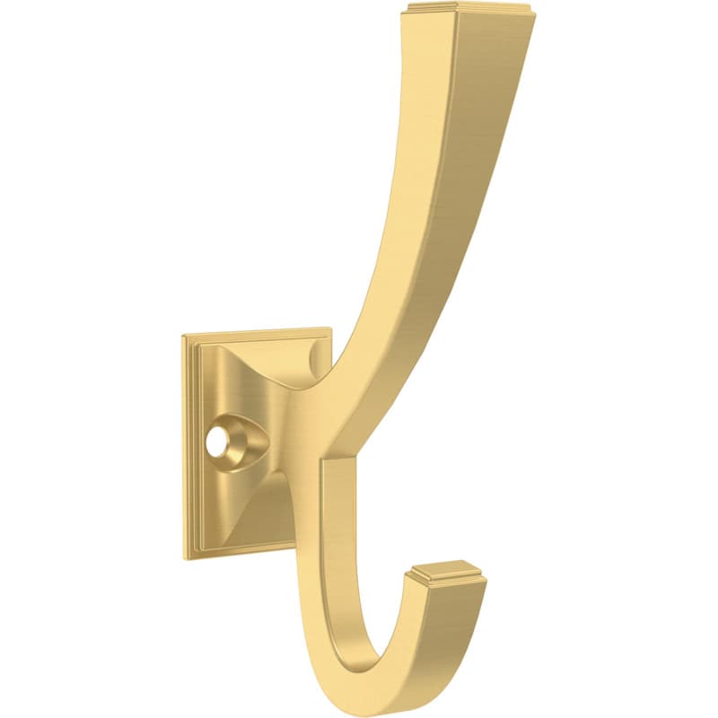 Franklin Brass Classic Edge Front Mounted Coat and Hat Hook, 4", Modern Gold, 4 per pack - B47250K-117-C