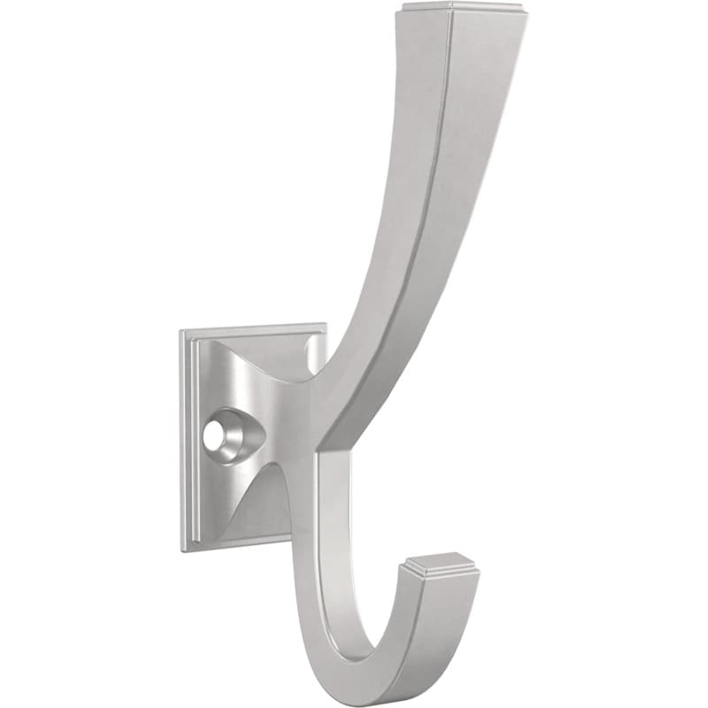 Franklin Brass Classic Edge Front Mounted Coat and Hat Hook, 4", Matte Nickel, 4 per pack - B47250K-MN-C
