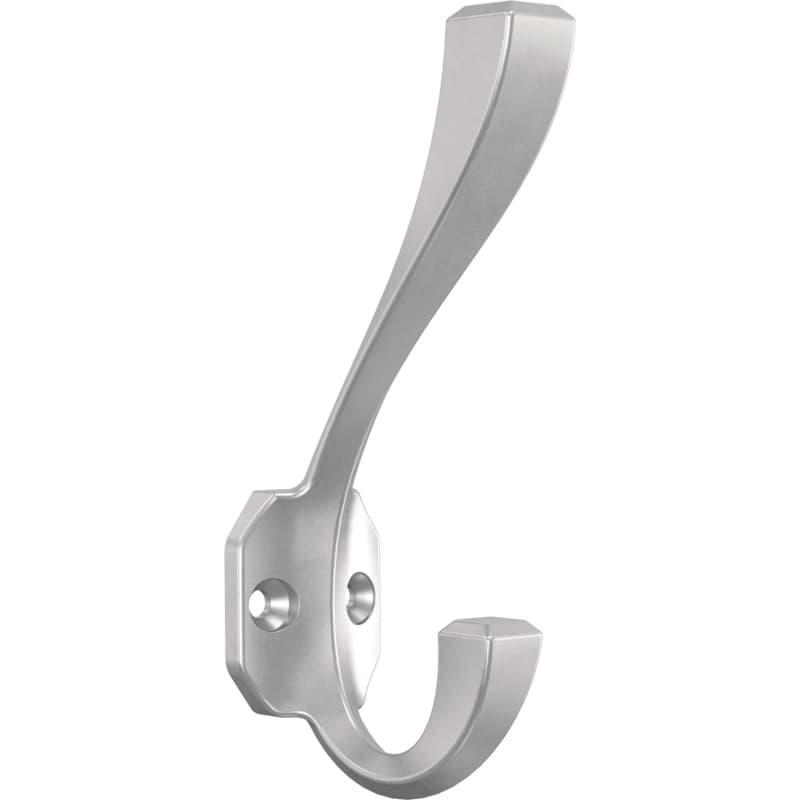 Franklin Brass Napier Coat and Hat Hook, 4-3/4" (120mm), Matte Nickel, 4 per pack - B47254K-MN-C