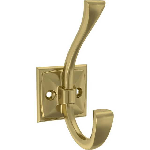 Franklin Brass Ruavista Coat and Hat Hook, Satin Gold, 5/Pack - B48022K-SG-C