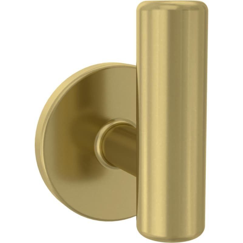 Franklin Brass Cylindrical Post Single Prong Hook, Satin Gold, 5 per pack - B48024K-SG-C