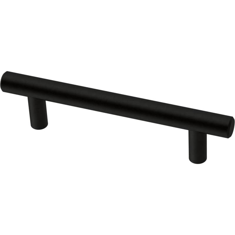 Franklin Brass Steel Bar Pull, 3-3/4" (96mm) CC, Matte Black Antimicrobial - BAR096Z-FBA-B