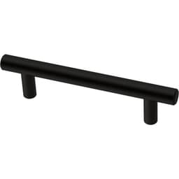 Franklin Brass Steel Bar Pull, 3-3/4" (96mm) CC, Matte Black Antimicrobial - BAR096Z-FBA-B