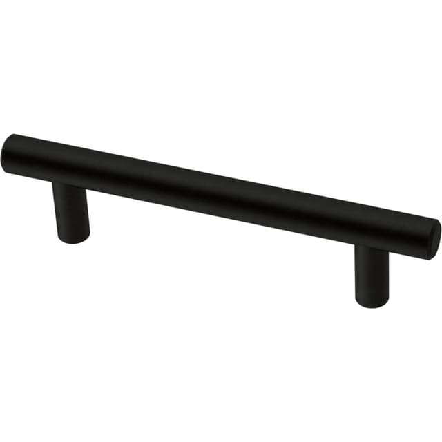 Franklin Brass Steel Bar Pull, 3-3/4" (96mm) CC, Matte Black Antimicrobial - BAR096Z-FBA-B