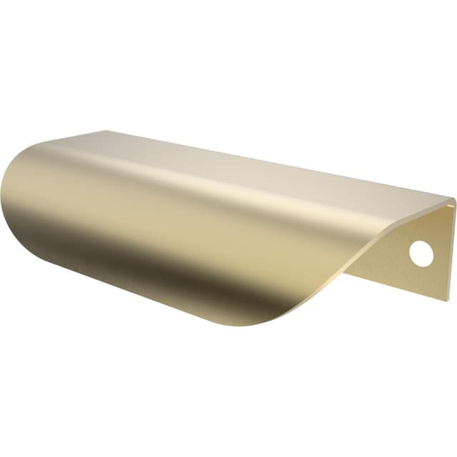 Franklin Brass Edge Pull, 4" (102mm) CC, Brushed Gold - DCEDP-BRG-D