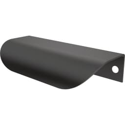 Franklin Brass Edge Pull, 4" (102mm) CC, Matte Black - DCEDP-MB-D