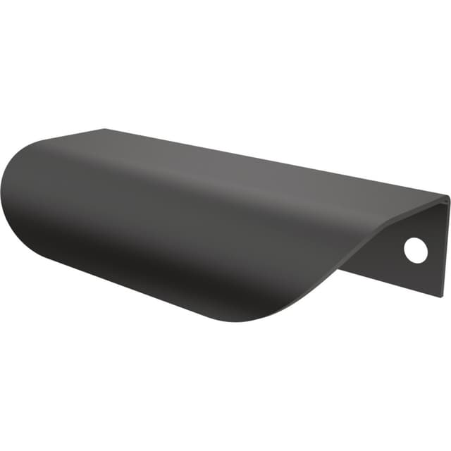 Franklin Brass Edge Pull, 4" (102mm) CC, Matte Black - DCEDP-MB-D