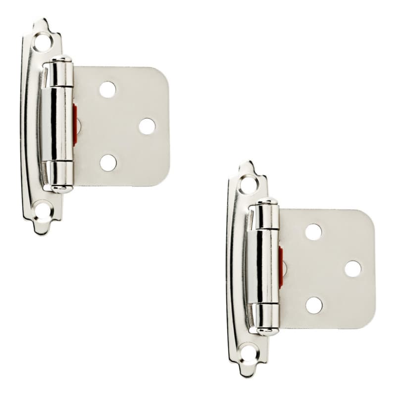 Liberty Self-Closing Overlay Hinge, Satin Nickel, 2/Pack - H0103BC-SN-O3
