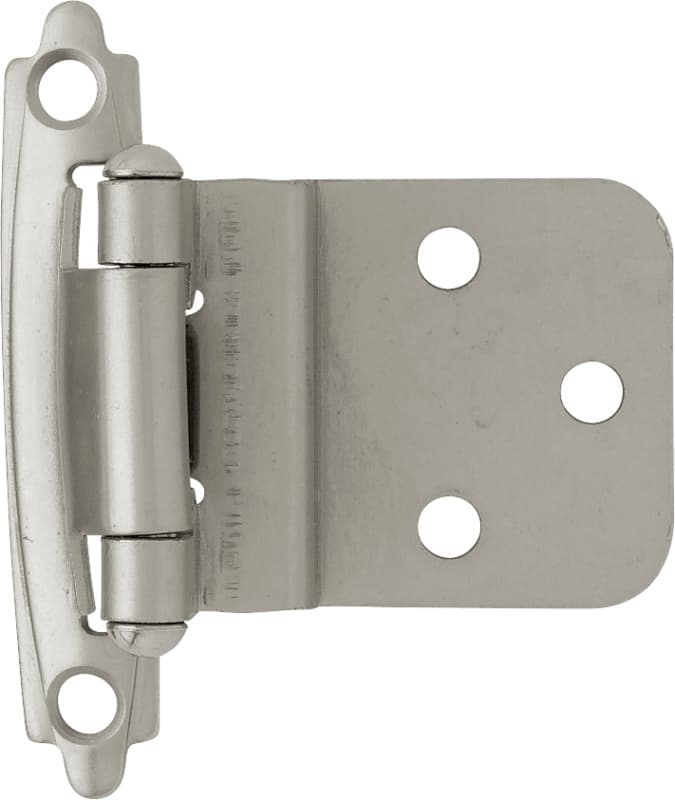 Liberty Self-Closing Inset Hinge, 3/8", Satin Nickel, 10/Pack - H0104AL-SN-U1