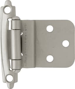 Liberty Self-Closing Inset Hinge, 3/8", Satin Nickel, 10/Pack - H0104AL-SN-U1