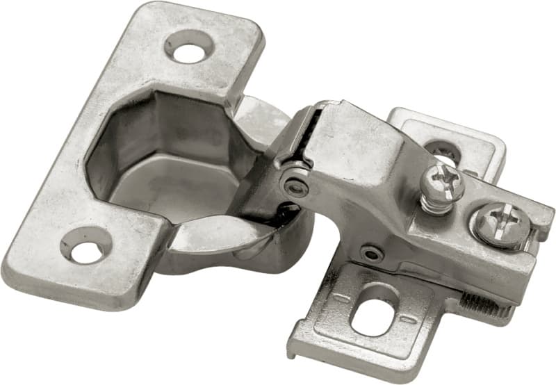 Brainerd 35mm 100 Degree Hinge, 5/8"Overlay, Nickel (Plated), 2 per pack - H811SMV-NP-C