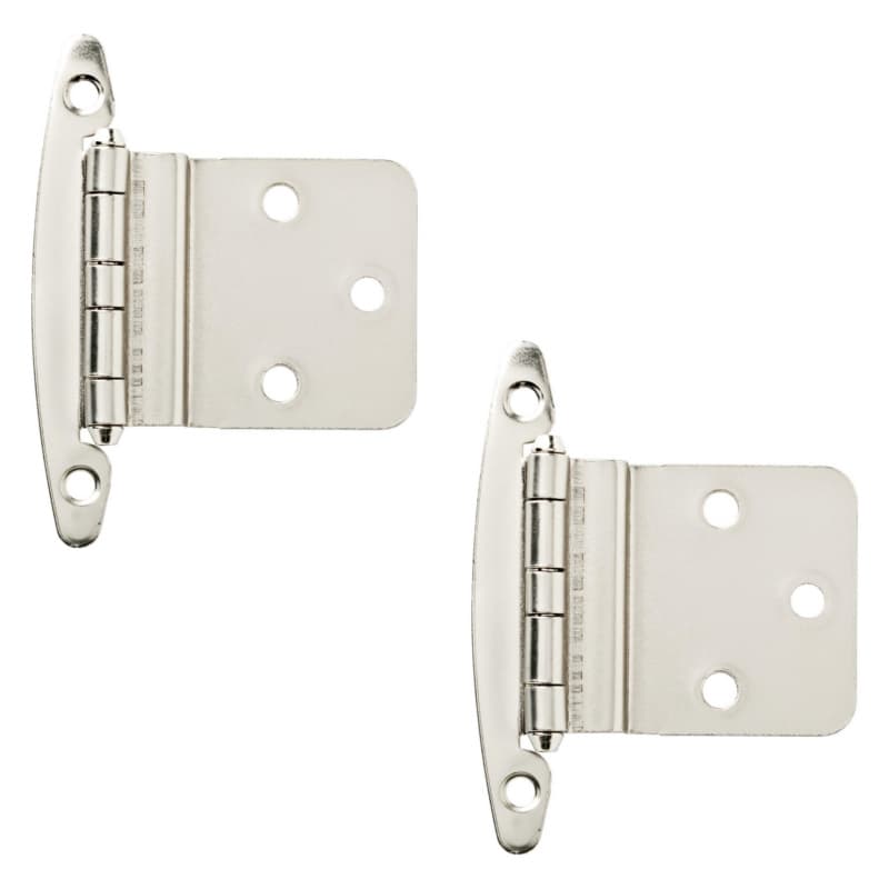 Liberty Inset Hinge without Spring, 3/8", Satin Nickel, 2/Pack - H00930C-SN-O