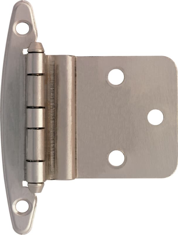 Liberty Non Self-Closing Inset Hinge, 3/8", Satin Nickel, 10/Pack - H00930L-SN-U1