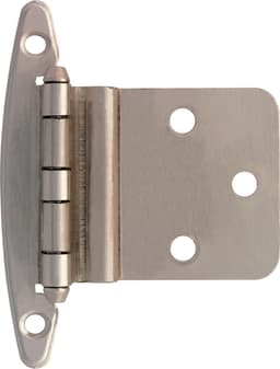 Liberty Non Self-Closing Inset Hinge, 3/8", Satin Nickel, 10/Pack - H00930L-SN-U1