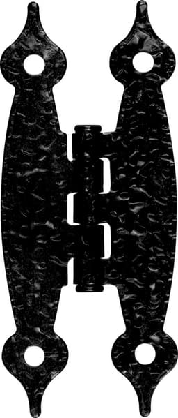 Liberty Hammercraft Flush Mount 'H' Hinge, Matte Black, 2/Pack - H09000C-BL-C5