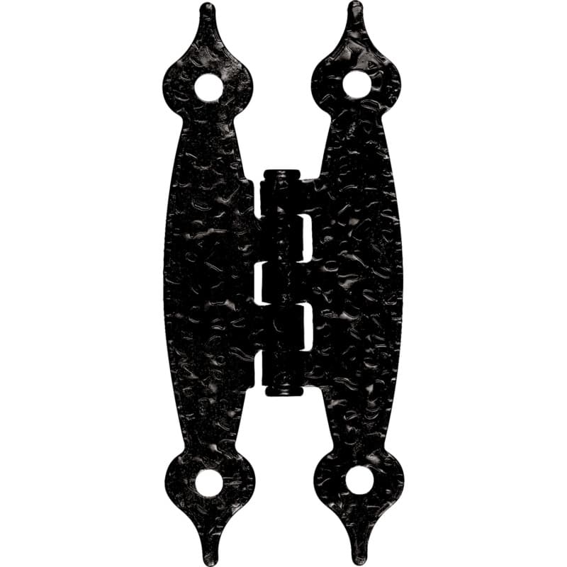 Franklin Brass Hammercraft Flush Mount 'H' Hinge, Matte Black, 10 per pack - H09000K-FB-B
