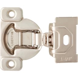 Franklin Brass Face Frame Hinge, 35mm, 108 Degree, 1-3/8"Overlay, Nickel Plated, 10/Pack - HN0042K-NP-B