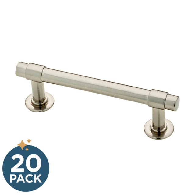 Franklin Brass Francisco Pull, 3" (76mm), Satin Nickel, 20 pack - P29520K-SN-B2