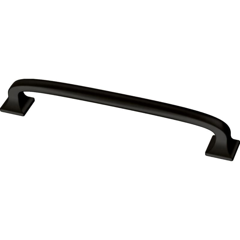 Franklin Brass Lombard Pull, 5-1/16" (128mm) CC, Matte Black - P29614K-FB-B1