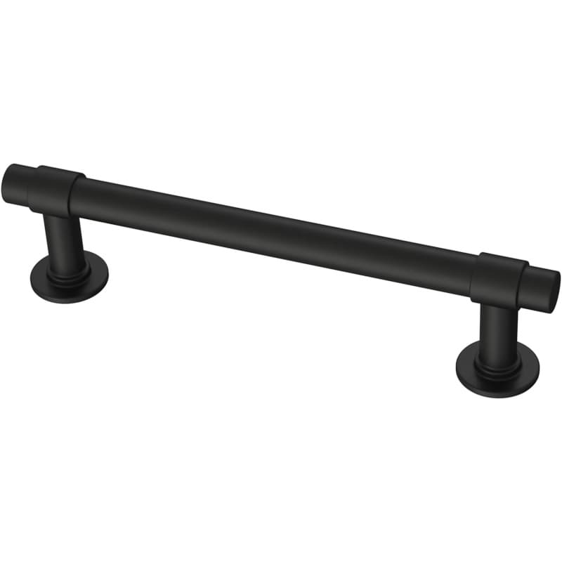 Franklin Brass Francisco Pull, 4" (102mm) CC, Matte Black Antimicrobial - P29617Z-FBA-B