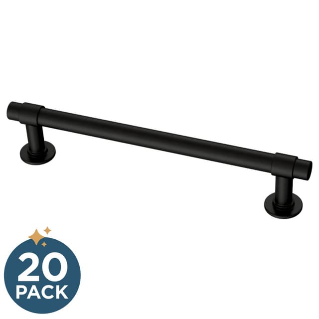 Franklin Brass Francisco Pull, 5-1/16" (128mm), Matte Black, 20 pack - P29618K-FB-B2