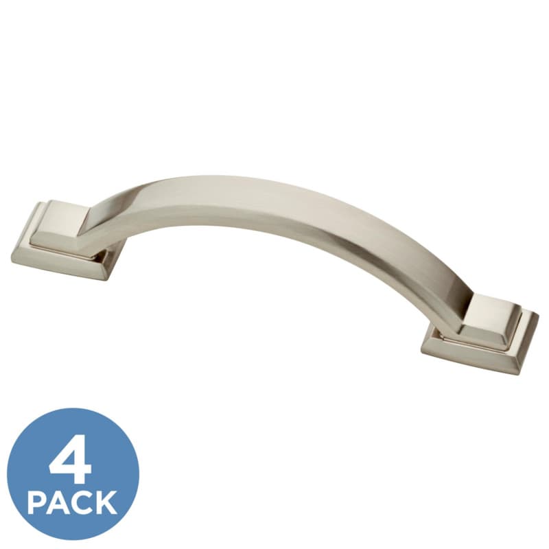 Brainerd Architectural Pull, 3" (76mm) CC, Satin Nickel - P32945W-SN-U2