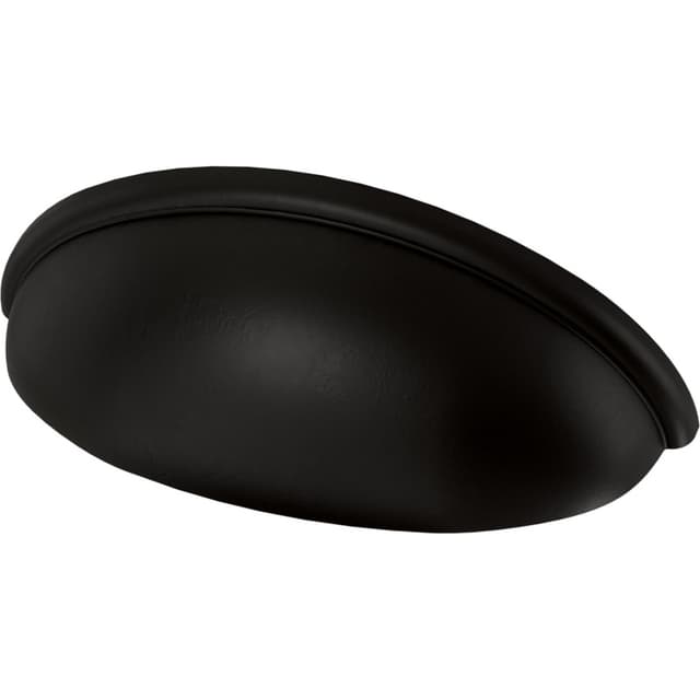 Franklin Brass Contemporary Cup Pull, 3" (76mm) CC, Matte Black - P34702K-FB-B1