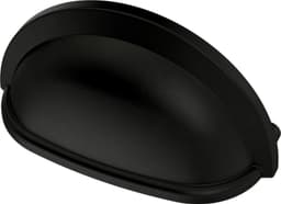 Franklin Brass Contemporary Cup Pull, 3" (76mm) CC, Matte Black - P34704C-FB-B