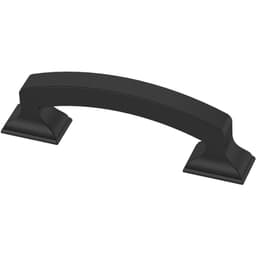 Liberty Classic Edge Pull, 3" (76mm) CC, Matte Black - P34926C-FB-SP