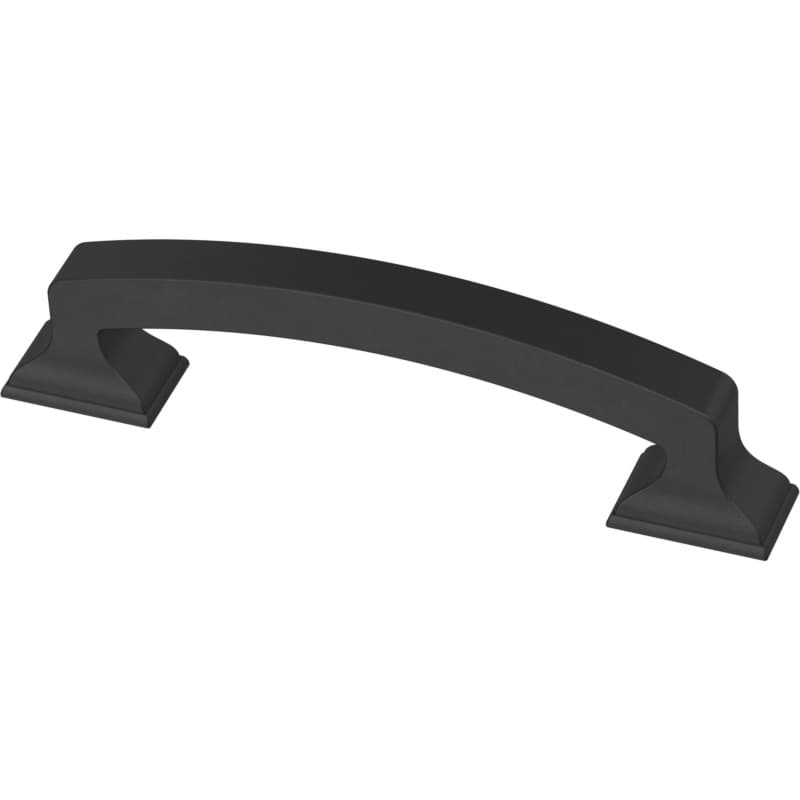 Liberty Classic Edge Pull, 3-3/4" (96mm) CC, Matte Black - P34927C-FB-SP