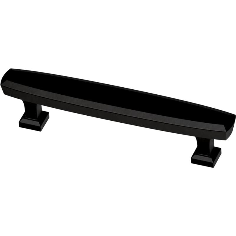 Franklin Brass Beveled Pull 3-3/4" (96 mm) Center to Center, Matte Black, P39058C-FB-B