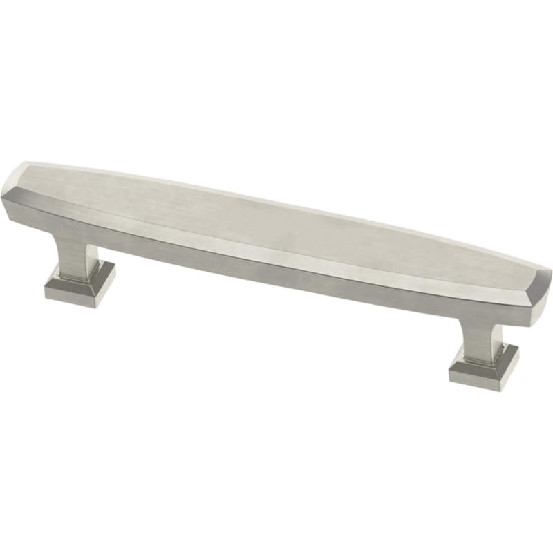 Franklin Brass Beveled Pull, 3-3/4" (96mm) CC, Satin Nickel - P39058C-SN-B