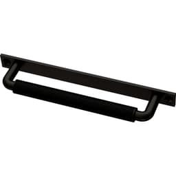 Liberty Averland Pull with Backplate, 5-1/16" (128mm), Matte Black - P40318C-FB-CP