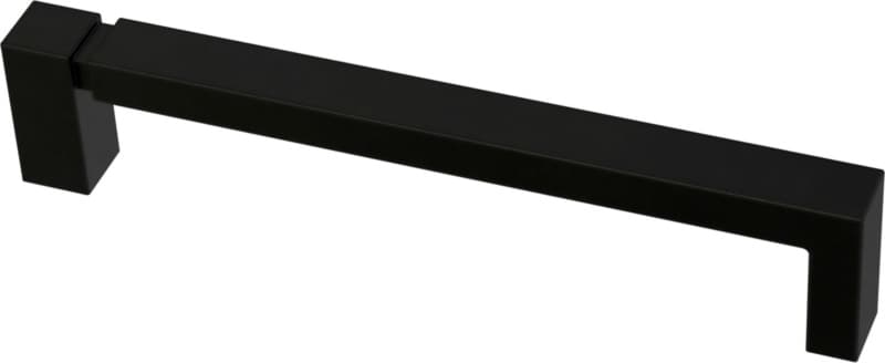 Franklin Brass Notched Pull 5-1/16" (128 mm) Center to Center, Matte Black, P40824K-FB-C