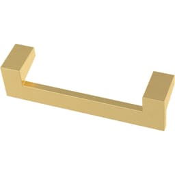 Franklin Brass Mirrored Pull, 3-3/4" (96mm) CC, Modern Gold - P40836K-117-C
