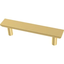 Franklin Brass Simple Chamfered Pull, 3" (76mm) CC, Modern Gold - P40844K-117-C