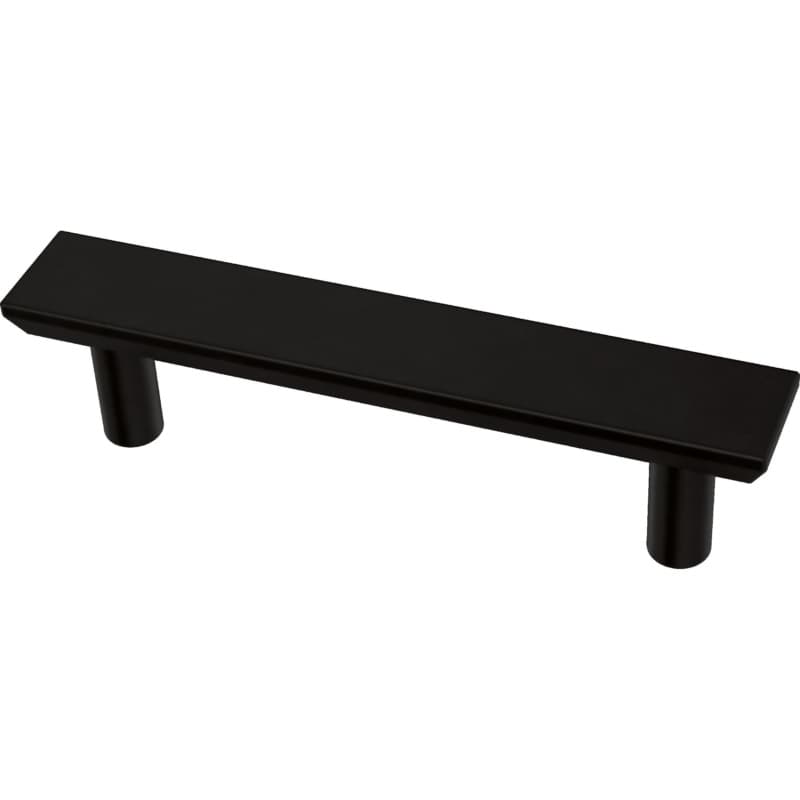 Franklin Brass Simple Chamfered Pull, 3" (76mm) CC, Matte Black - P40844K-FB-B
