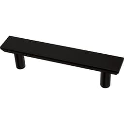 Franklin Brass Simple Chamfered Pull, 3" (76mm) CC, Matte Black - P40844K-FB-B