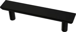Franklin Brass Simple Chamfered Pull, 3" (76mm) CC, Matte Black - P40844K-FB-C
