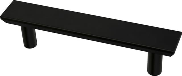 Franklin Brass Simple Chamfered Pull, 3" (76mm) CC, Matte Black - P40844K-FB-C