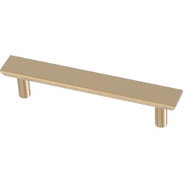 Franklin Brass Simple Chamfered Pull, 3-3/4" (96mm) CC, Champagne Bronze - P40845K-CZ-B