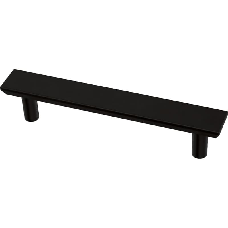Franklin Brass Simple Chamfered Pull, 3-3/4" (96mm) CC, Matte Black - P40845K-FB-B