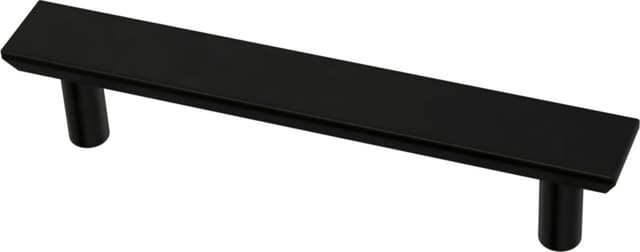 Franklin Brass Simple Chamfered Pull, 3-3/4" (96mm) CC, Matte Black - P40845K-FB-C