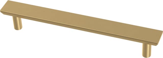 Franklin Brass Simple Chamfered Pull, 5-1/16" (128mm) CC, Modern Gold - P40846K-117-C