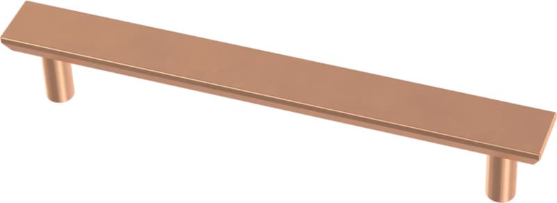 Franklin Brass Simple Chamfered Pull, 5-1/16" (128mm) CC, Brushed Copper - P40846K-BCP-C
