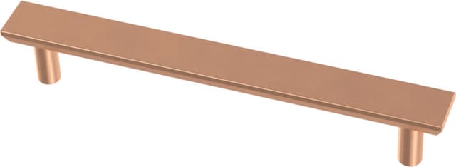 Franklin Brass Simple Chamfered Pull, 5-1/16" (128mm) CC, Brushed Copper - P40846K-BCP-C
