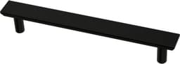 Franklin Brass Simple Chamfered Pull, 5-1/16" (128mm) CC, Matte Black - P40846K-FB-C