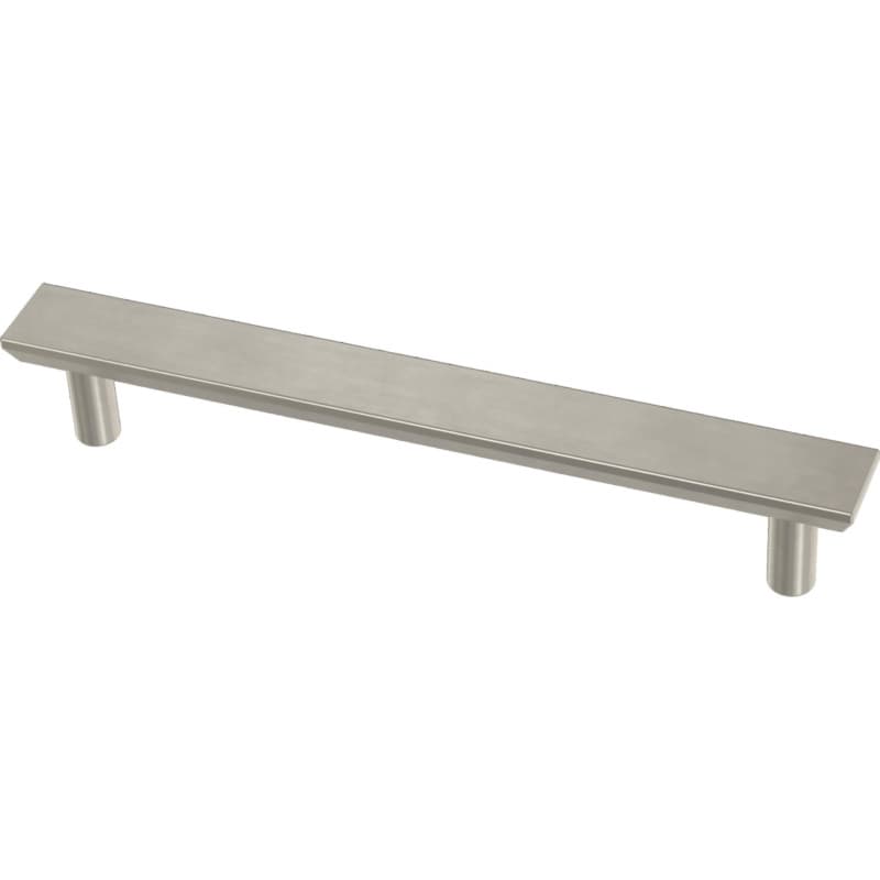 Franklin Brass Chamfered Pull 5-1/16" (128 mm) Center to Center, Satin Nickel, P40846K-SN-B