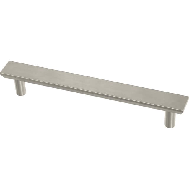 Franklin Brass Simple Chamfered Pull, 5-1/16" (128mm) CC, Satin Nickel - P40846K-SN-B
